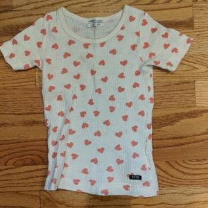 FITH Fine Method Heart Waffle Knit Tee